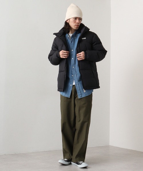 アンコキーヌスポーツ 蓄熱中わたミックスブルゾン カモフラブラック L