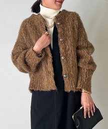 un dix cors | 2WAYミックスシャギーカーディガン(カーディガン/ボレロ)