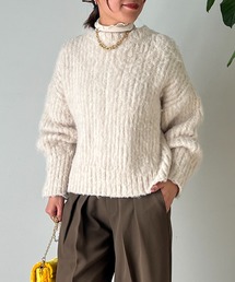 un dix cors | 2WAYミックスシャギーカーディガン(カーディガン/ボレロ)