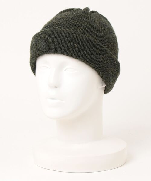 go slow caravan（ゴースローキャラバン）の「HIGHLAND2000/ハイランドトゥーサウザンド　BW Tubular Bobbycap(Double Turn Up)【GSC別注】（ニットキャップ/ビーニー・レディース・ナチュラル/オレンジ/ダークグリーン/マスタード/ブラック・FREE）」の13枚目の写真