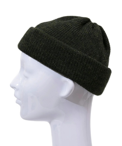 go slow caravan（ゴースローキャラバン）の「HIGHLAND2000/ハイランドトゥーサウザンド　BW Tubular Bobbycap(Double Turn Up)【GSC別注】（ニットキャップ/ビーニー・レディース・ナチュラル/オレンジ/ダークグリーン/マスタード/ブラック・FREE）」の12枚目の写真