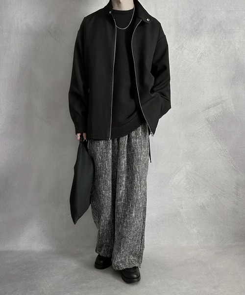 SERACE（セラス）の「【SERACE】Loose silhouette milano rib volume dolman knit / ルーズシルエットミラノリブボリュームドルマンニット（ニット/セーター・メンズ・ブラック/グレイッシュブルー/アイボリー・M/L）」の13枚目の写真