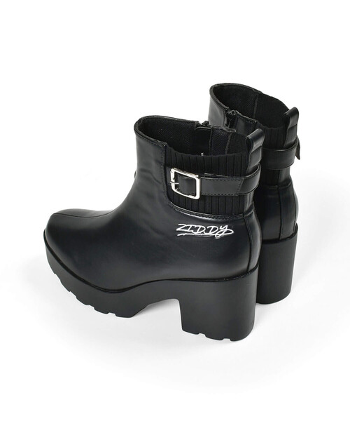 ZIDDY（ジディ）の「【 ニコ☆プチ 掲載 】サイドゴアブーツ(21~24cm)（ブーツ・キッズ・ブラック・22.0cm/23.0cm/21.0cm/24.0cm）」の4枚目の写真