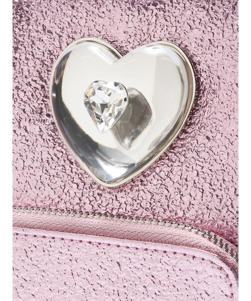 PAMEO POSE(パメオポーズ)の「My Maid Charming Heart Metalic(ショルダーバッグ・レディース・シルバー/ピンク・FREE)」の20枚目の写真