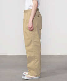 美品 orslow ツータック ワイド チノ トラウザー パンツ M 2 orSlow（オアスロウ）の「orSlow | ツータックワイドトラウザー KHAKI