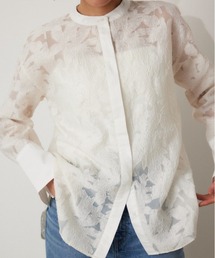 crie conforto | シアージャガードシャツ(シャツ/ブラウス)