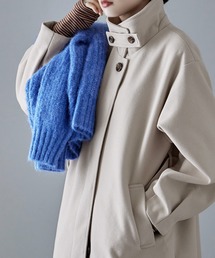 etoll. | チンウォーマーラグランロングコート(ステンカラーコート)