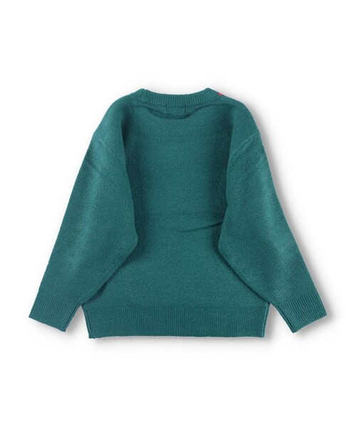 BRANSHES（ブランシェス）の「【洗濯機で洗える】タータンチェック柄ウォッシャブルニット（ニット/セーター・キッズ・アイボリー/グリーン・120/100/90/150/140/130/110）」の14枚目の写真