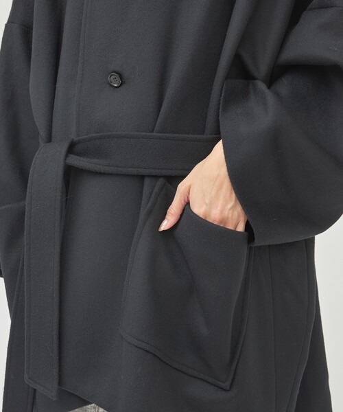 Dessin de mode/デッサンデモード】ショールカラーコクーンコート