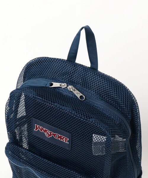 BEAMS BOY(ビームスボーイ)の「JANSPORT / ECO MESH PACK(バックパック/リュック・レディース・ブラック/ネイビー・ONE SIZE)」の11枚目の写真