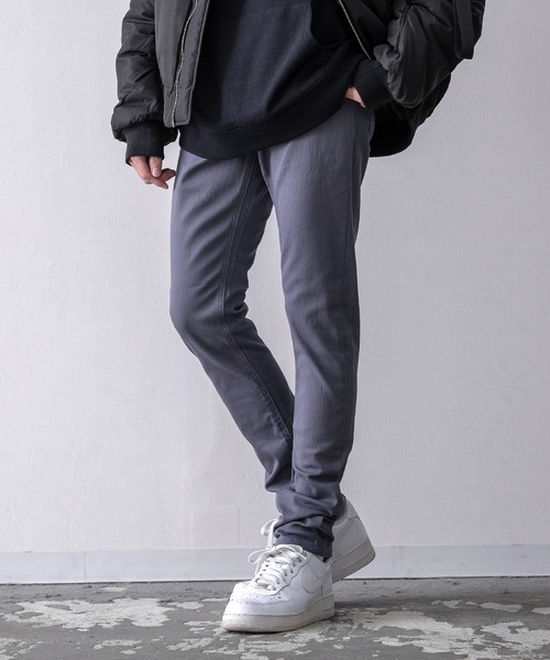 improves（インプローブス）の「スリム ストレッチパンツ（その他パンツ・メンズ・オリーブ/ブラック/ホワイト/ネイビー/グレー/グレイッシュベージュ/チャコール・MEDIUM/X-SMALL/LARGE/X-LARGE/SMALL）」の3枚目の写真