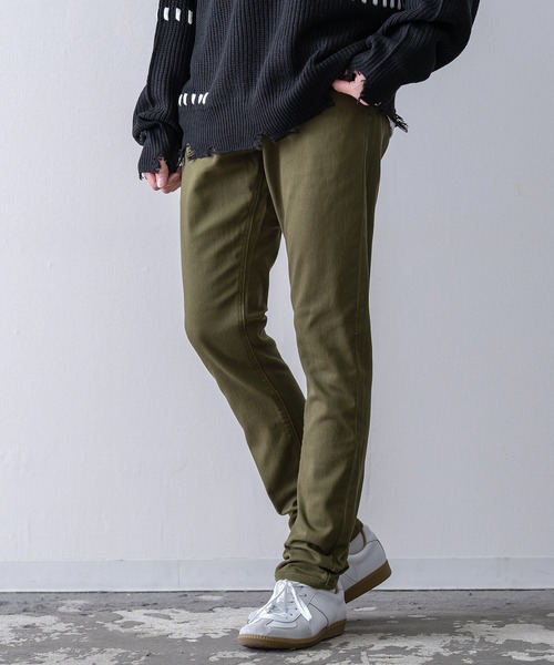 improves（インプローブス）の「スリム ストレッチパンツ（その他パンツ・メンズ・オリーブ/ブラック/ホワイト/ネイビー/グレー/グレイッシュベージュ/チャコール・MEDIUM/X-SMALL/LARGE/X-LARGE/SMALL）」の6枚目の写真