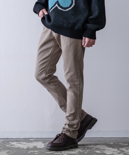 improves（インプローブス）の「スリム ストレッチパンツ（その他パンツ・メンズ・オリーブ/ブラック/ホワイト/ネイビー/グレー/グレイッシュベージュ/チャコール・MEDIUM/X-SMALL/LARGE/X-LARGE/SMALL）」の5枚目の写真