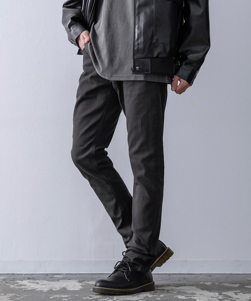 improves（インプローブス）の「スリム ストレッチパンツ（その他パンツ・メンズ・オリーブ/ブラック/ホワイト/ネイビー/グレー/グレイッシュベージュ/チャコール・MEDIUM/X-SMALL/LARGE/X-LARGE/SMALL）」の4枚目の写真