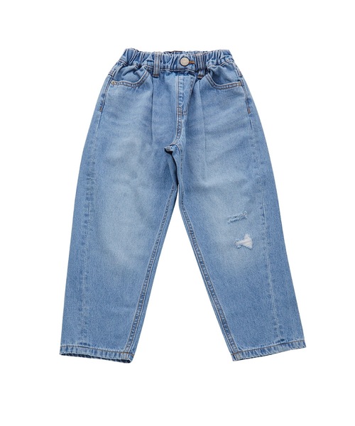 Ocean&Ground（オーシャン&グラウンド）の「リラックスフィットテーパードデニム（80～140cm）（デニムパンツ・キッズ・ネイビー/ダークブルー・90/80/140/95/100/110/120/130）」の3枚目の写真