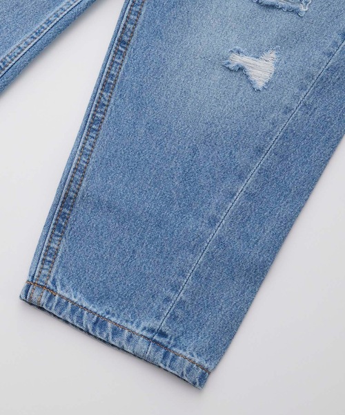 Ocean&Ground（オーシャン&グラウンド）の「リラックスフィットテーパードデニム（80～140cm）（デニムパンツ・キッズ・ネイビー/ダークブルー・90/80/140/95/100/110/120/130）」の6枚目の写真