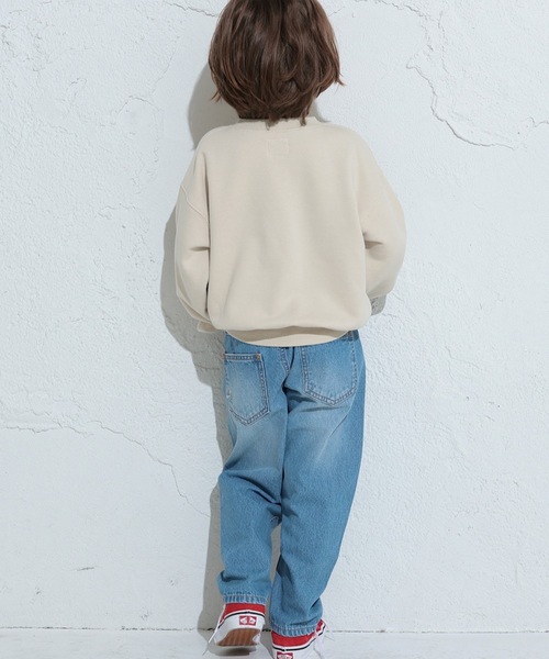 Ocean&Ground（オーシャン&グラウンド）の「リラックスフィットテーパードデニム（80～140cm）（デニムパンツ・キッズ・ネイビー/ダークブルー・90/80/140/95/100/110/120/130）」の9枚目の写真