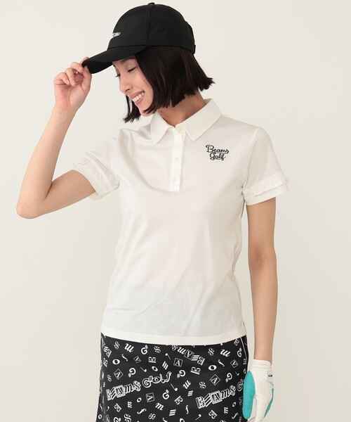 レディース ポロシャツ BEAMSGOLF ホワイト 【公式通販】 ホワイト レディース ポロシャツ BEAMSGOLF レディースウェア