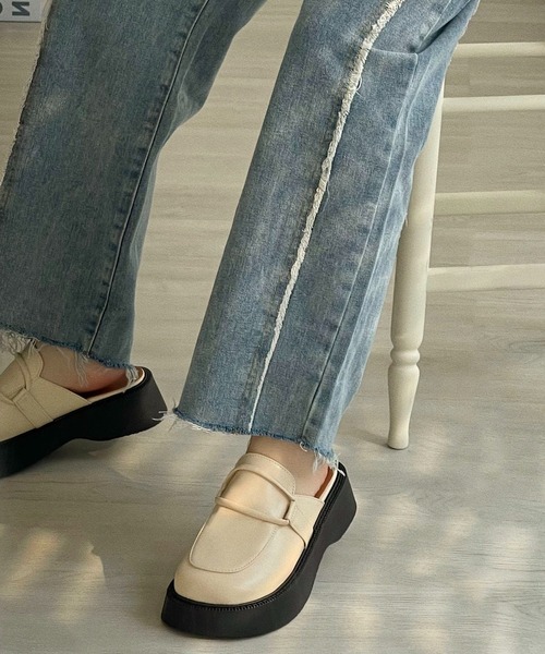 Chick（チック）の「【TAE×Chick】フリンジデニムパンツ（デニムパンツ・レディース・ブルー・M/S）」の16枚目の写真