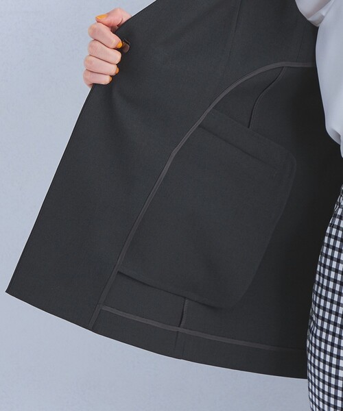 【新品】green label relaxing ミディ ジレ green label relaxing（グリーンレーベルリラクシング）の