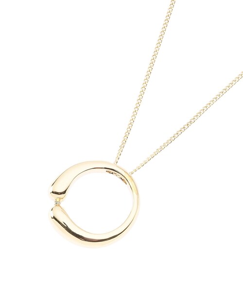 INDIVI（インディヴィ）の「◆Cデザインワントップ ロングネックレス（ネックレス・レディース・シルバー/ゴールド・00）」の2枚目の写真