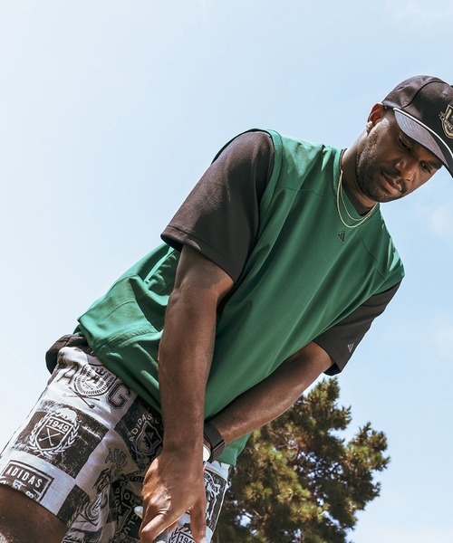 期間限定値下げです!adidasGOLF　ゴルフベストウェア！Ｌ adidas（アディダス）の「GO-TO バックプリントベスト【adidas Golf