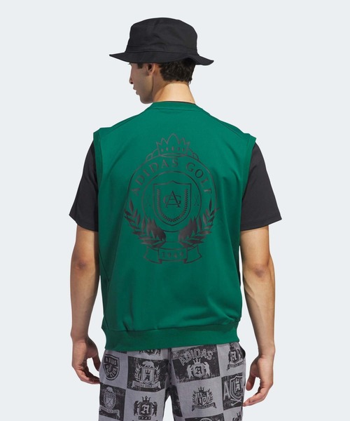 期間限定値下げです!adidasGOLF　ゴルフベストウェア！Ｌ adidas ベスト ジレ ライトパテッドベスト「adidas Golf