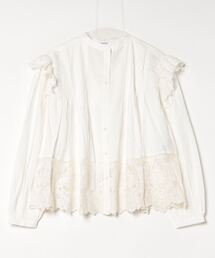 REPLAY | コットンモスリンコンフォートフィットブラウス(シャツ/ブラウス)