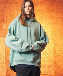 《UNISEX》Heavy-Weight Sweat Prime-Over Side Zip Pullover Hoodie/ヘビーウェイトスウェットプライムオーバーサイドジップパーカー【MAISON SPECIAL/メゾンスペシャル】■セットアップ対応■