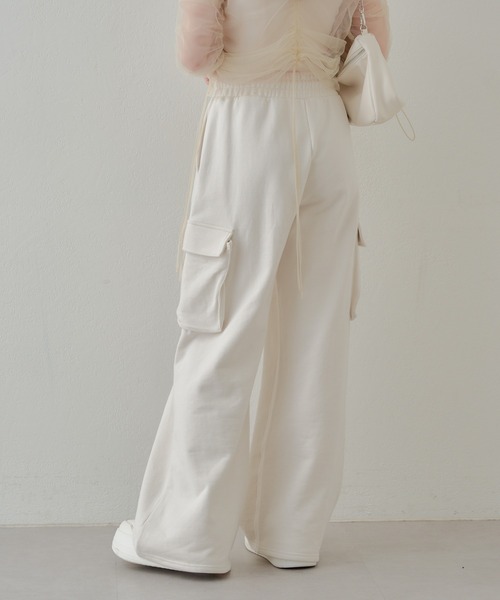 Chico（チコ）の「【2024SS】カーゴスウェットパンツ（スウェットパンツ・レディース・グレー/ブラック/ホワイト・FREE）」の18枚目の写真