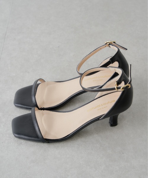 natural couture(ナチュラルクチュール)の「メタリックスクエアサンダル(その他シューズ・レディース・ゴールド/ブラック/シルバー・MEDIUM/LARGE)」の6枚目の写真