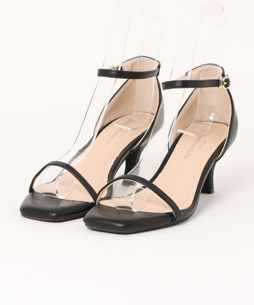 natural couture(ナチュラルクチュール)の「メタリックスクエアサンダル(その他シューズ・レディース・ゴールド/ブラック/シルバー・MEDIUM/LARGE)」の9枚目の写真