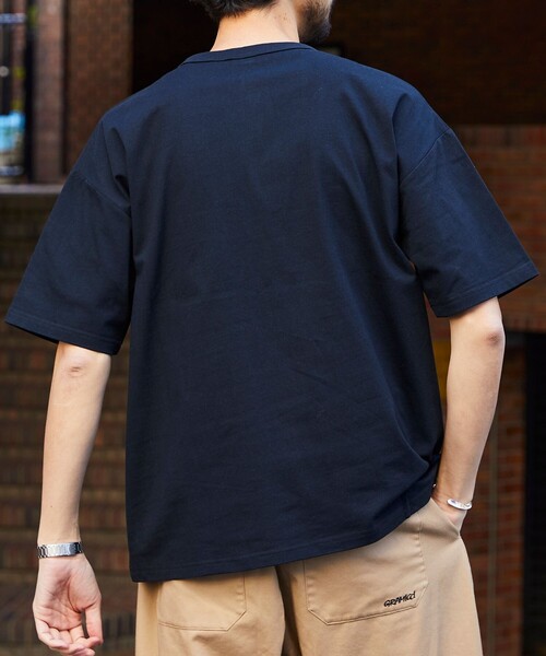 FREAK'S STORE(フリークスストア)の「限定展開 STORATECH/ストラテック ヘンリーネックTシャツ/USAコットン/抗菌/防臭/制菌/UVカット/接触冷感/吸水速乾(Tシャツ/カットソー・メンズ・グレイッシュベージュ/スミクロ/ネイビー/ブラック/ホワイト・SMALL/MEDIUM/LARGE/X-LARGE)」の22枚目の写真