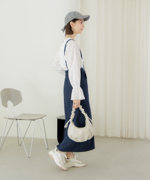 flower（フラワー）の「クリアーリボンピアス（ピアス（片耳用）・レディース・クリア/ブラック・FREE）」の6枚目の写真