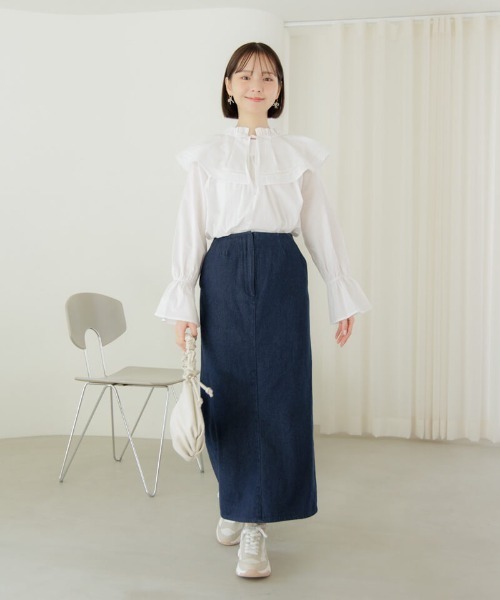 flower（フラワー）の「クリアーリボンピアス（ピアス（片耳用）・レディース・クリア/ブラック・FREE）」の7枚目の写真