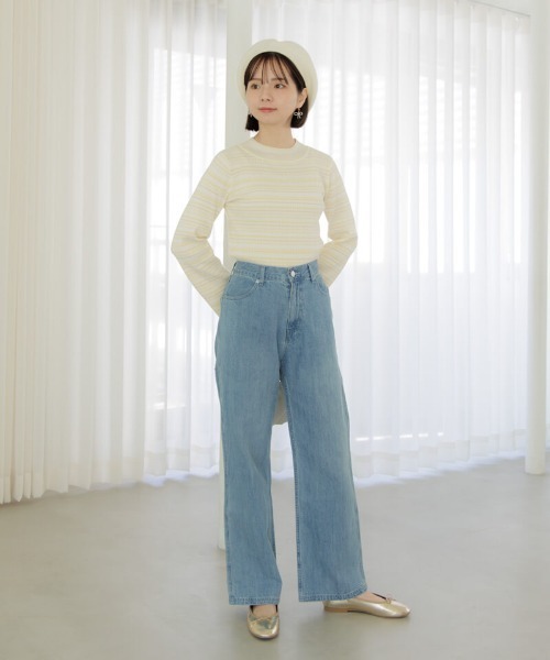 flower（フラワー）の「クリアーリボンピアス（ピアス（片耳用）・レディース・クリア/ブラック・FREE）」の10枚目の写真