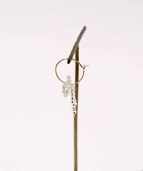 flower（フラワー）の「クリアーリボンピアス（ピアス（片耳用）・レディース・クリア/ブラック・FREE）」の19枚目の写真