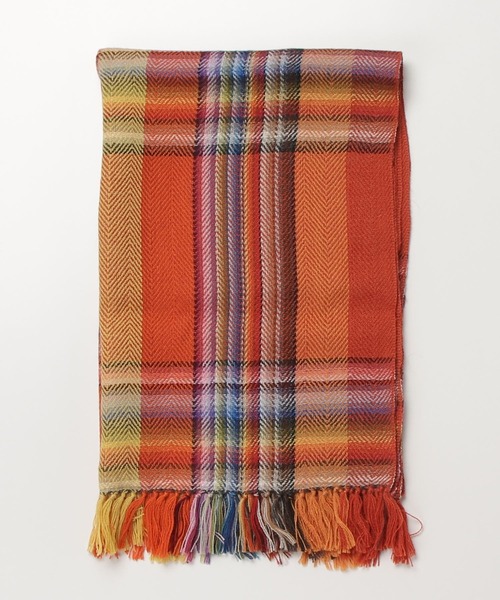 THE INOUE BROTHERS(ザイノウエブラザーズ)の「【THE INOUE BROTHERS】イノウエブラザーズ Multi Coloured Scarf 5001ML(マフラー・メンズ・ネイビー/オレンジ/ホワイト/グリーン/ブラック/グレー/ブルー・ONESIZE)」の9枚目の写真