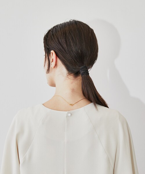 cloenc（クロエンス）の「◆【手洗い可】パールケープワンピース（ワンピース・レディース・アイボリー/ネイビー・03/01/02）」の7枚目の写真