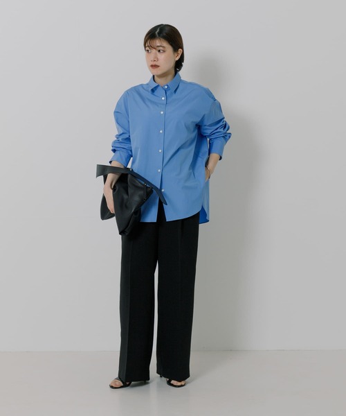 URBAN RESEARCH（アーバンリサーチ）の「『UR TECH DRYLUXE』『イージーケア』タックパンツ（その他パンツ・レディース・ブラック/ベージュ・38/36）」の10枚目の写真