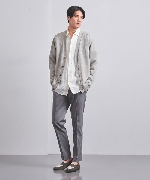 InterstellarUNITED ARROWS カーディガン L LOEFF＞ダメージ カーディガン UNISEX