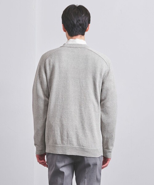 UNITED ARROWS(ユナイテッドアローズ)の「サドルショルダー カーディガン(カーディガン/ボレロ・メンズ・イエロー/ライトグレー・S/XL/L/M)」の8枚目の写真