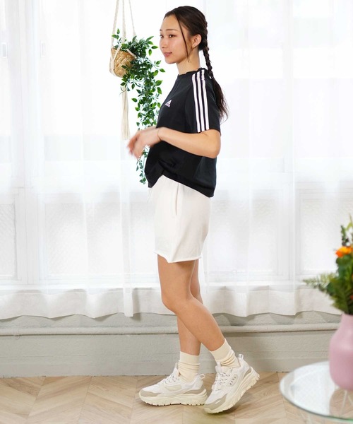 ムラサキスポーツ(ムラサキスポーツ)の「RIKKA FEMME/リッカファム ショートパンツ スエットショーツ RF24SS27(その他パンツ・レディース・ブラウン/ホワイト/パープル・S/M/M/L)」の14枚目の写真