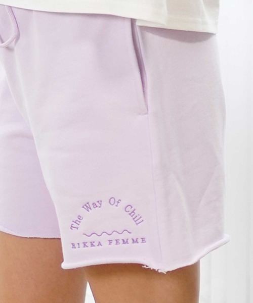 ムラサキスポーツ(ムラサキスポーツ)の「RIKKA FEMME/リッカファム ショートパンツ スエットショーツ RF24SS27(その他パンツ・レディース・ブラウン/ホワイト/パープル・S/M/M/L)」の16枚目の写真