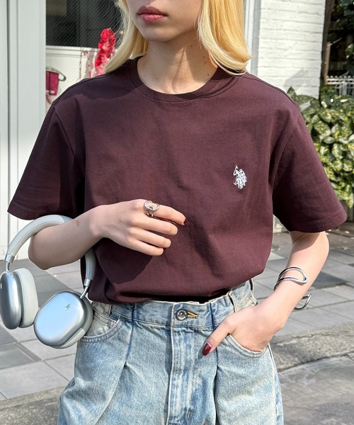 全6色 U.S. POLO ASSN. ポニー刺繍 クラシック コットン Tシャツ セール】【U.S. POLO ASSN.】ワンポイントクラシカルポニー刺繍T