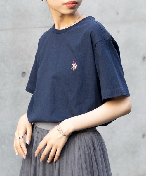 全6色 U.S. POLO ASSN. ポニー刺繍 クラシック コットン Tシャツ セール】【U.S. POLO ASSN.】ワンポイントクラシカルポニー刺繍T