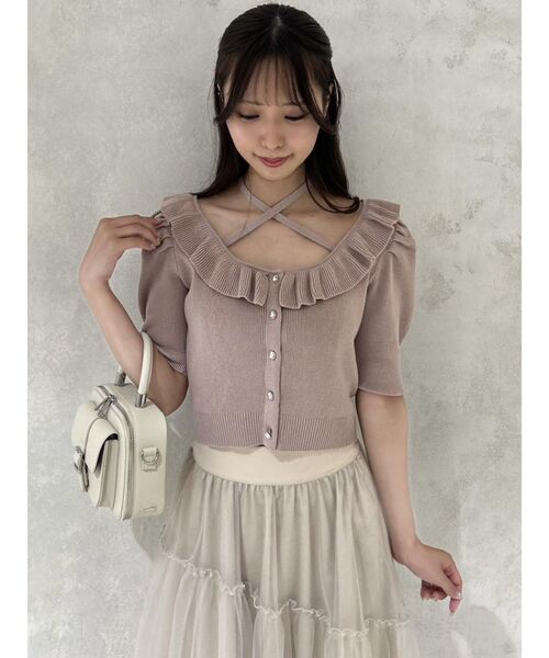 EATME（イートミー）の「ベルテットショルダーバッグ（ハンドバッグ・レディース・ブラック/アイボリー・FREE）」の5枚目の写真