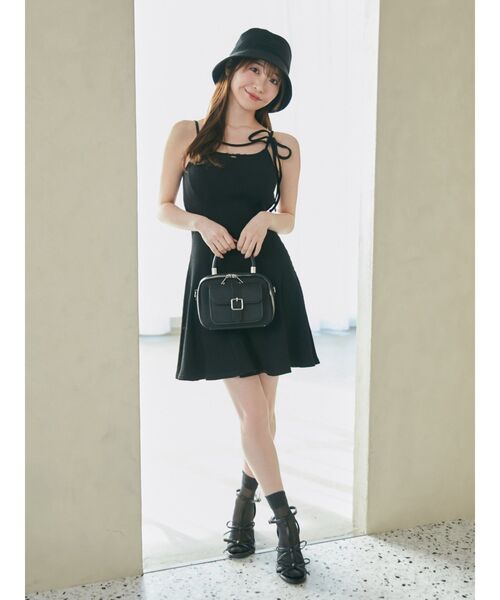 EATME（イートミー）の「ベルテットショルダーバッグ（ハンドバッグ・レディース・ブラック/アイボリー・FREE）」の16枚目の写真