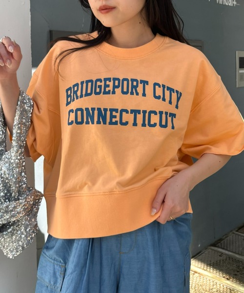 いちごプリント【COACH】クロップド丈 コットン Tシャツ 公式】コーチアウトレット | エアーブラッシュド チェリー