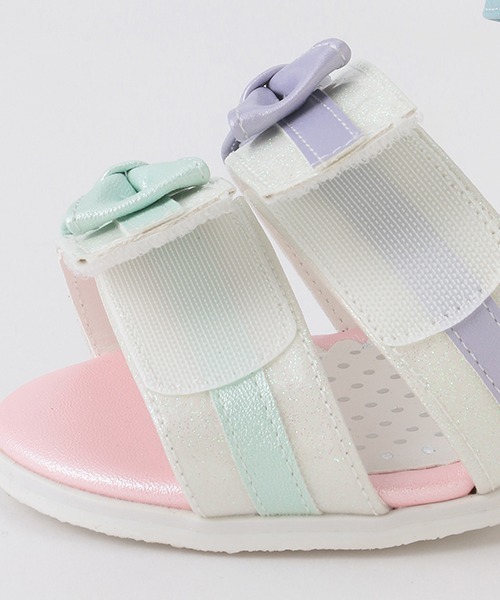 mezzo piano（メゾピアノ）の「3連リボンサンダル（サンダル）」 - WEAR